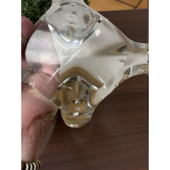 Krislux Modernist Crystal Candle Holder – 4 Arm Sculptural Mid-Century Modern Sc - Picture 6 of 11